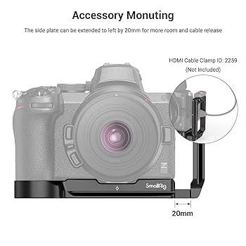 Reyouさん専用 SMALLRIG L Bracket L Uchwyt, Płytka L dla Z5/Z6/Z7/Z6 II/Z7